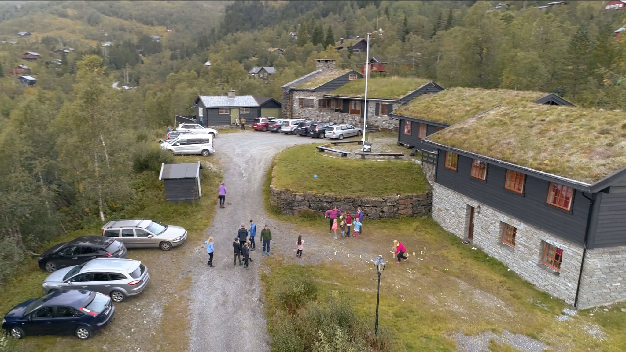 Wallemtunet frå lufta