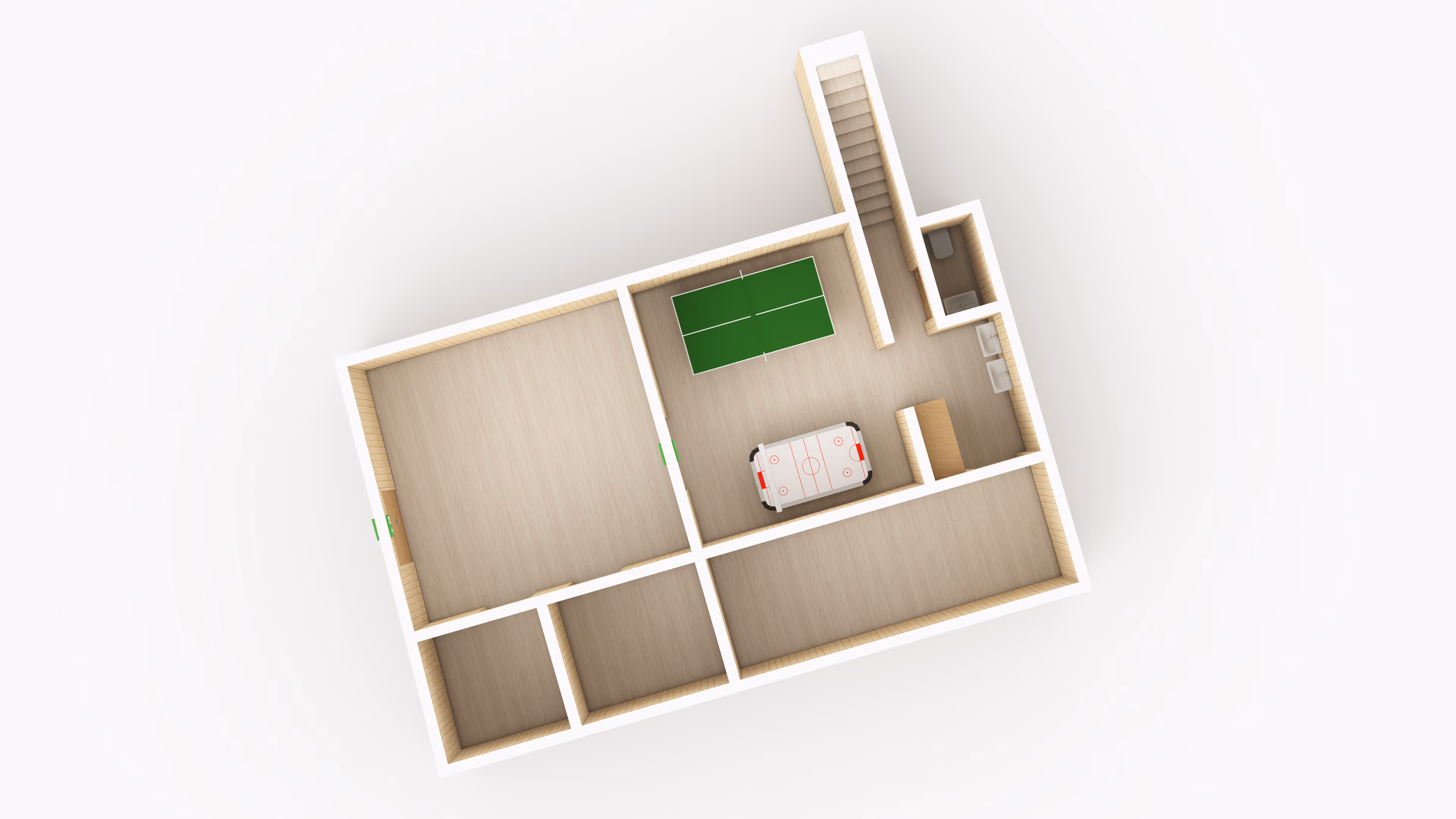 Underetasje — spillrom